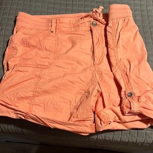 Tangerine cargo shorts